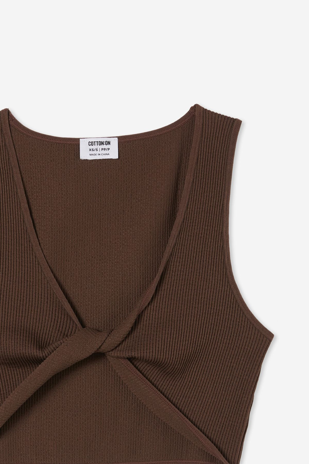 Seamless Andy Twist Front Tank | Cotton On (ANZ)