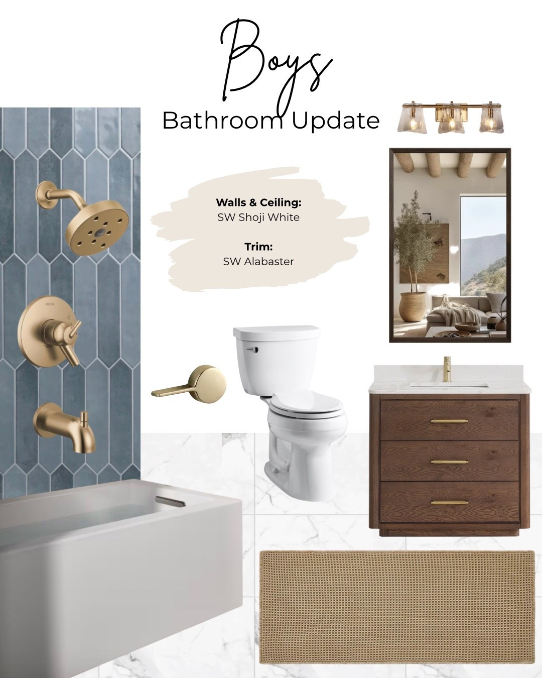 So excited for this bathroom transformation! Balancing timeless while still having fun in a kids bathroom can be challenging, but I think we nailed it!

#LTKHome