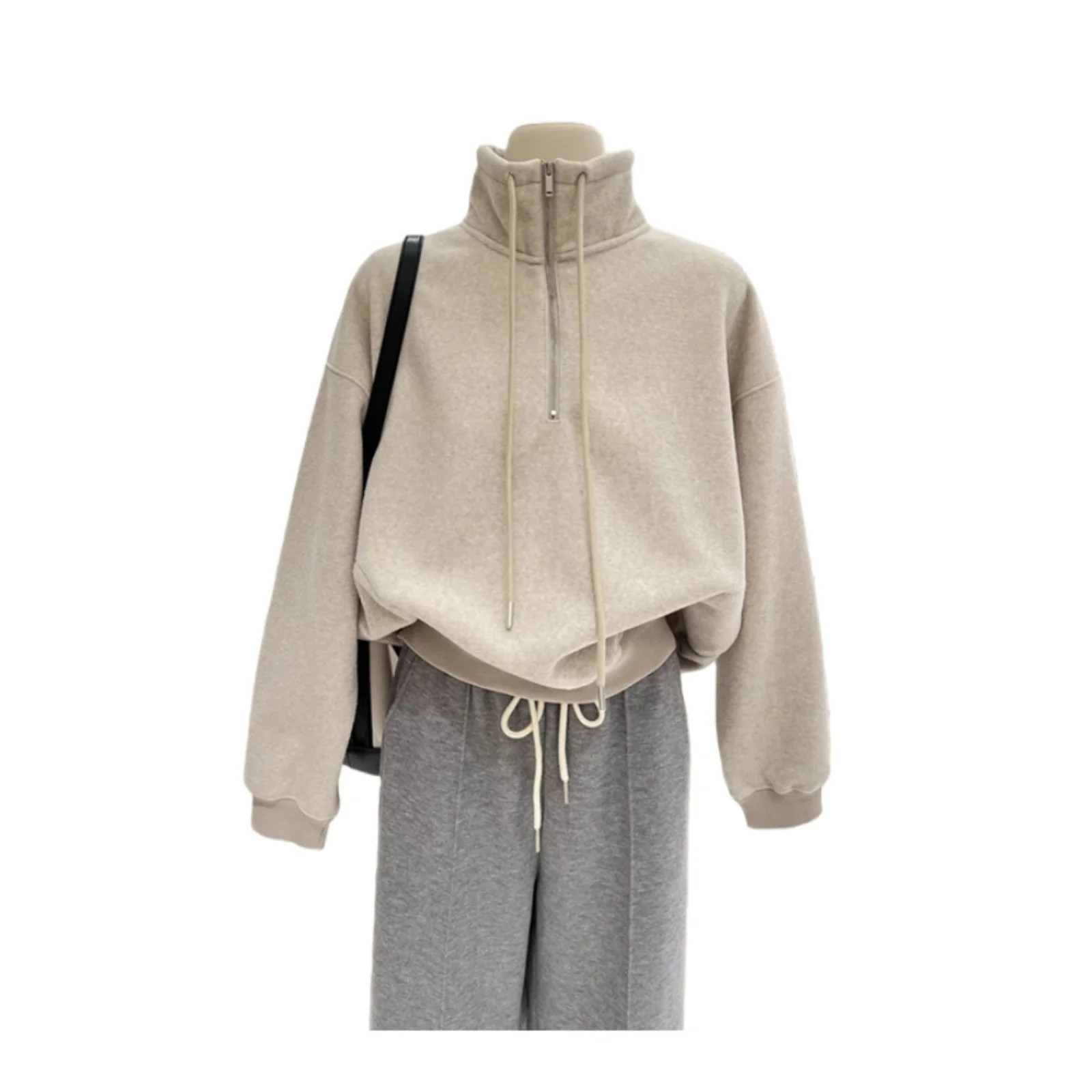 Women’s Vintage Short Denim Jacket with Removable Faux Fur Collar, Warm Fleece-Lined Jean Coat,... | Walmart (US)