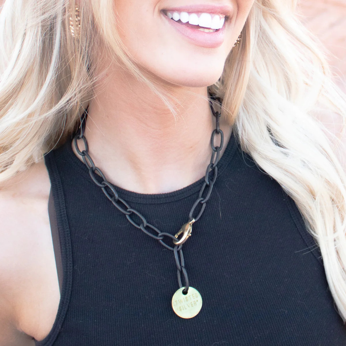 DISTRESS Necklace | Twisted Silver