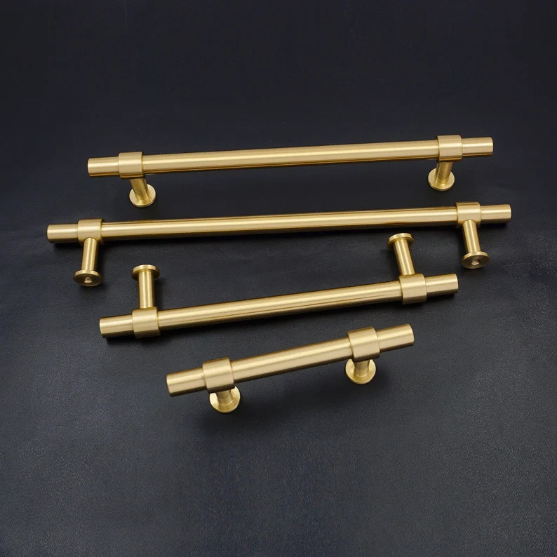 Solid Brass Drawer pulls Handles Knobs Cabinet Pulls Knobs Dresser handle Pulls Wardrobe handles ... | Etsy (US)