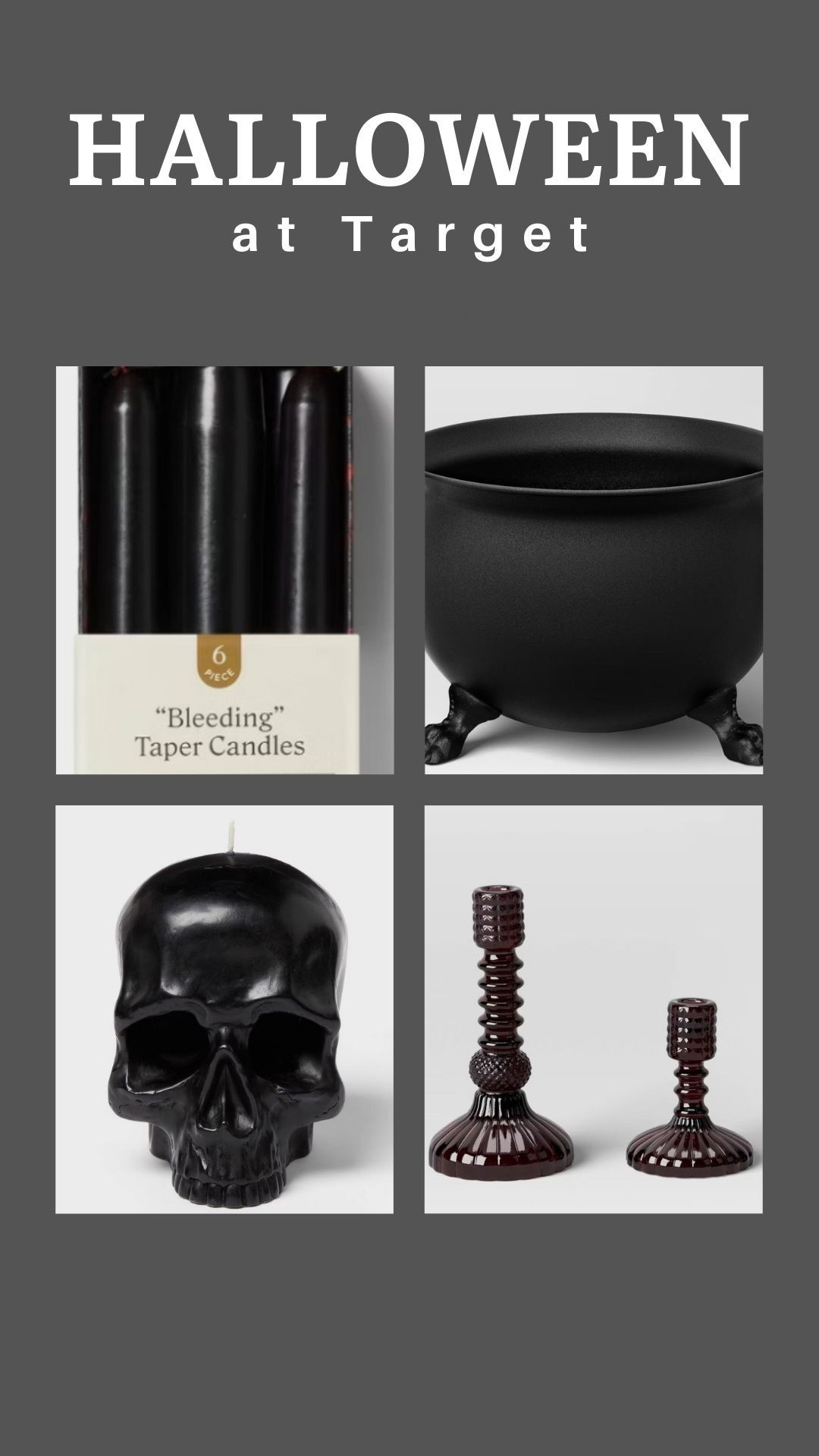 Halloween finds!

Skull candle. Bleeding candles. Cauldron.

#LTKHome #LTKSeasonal