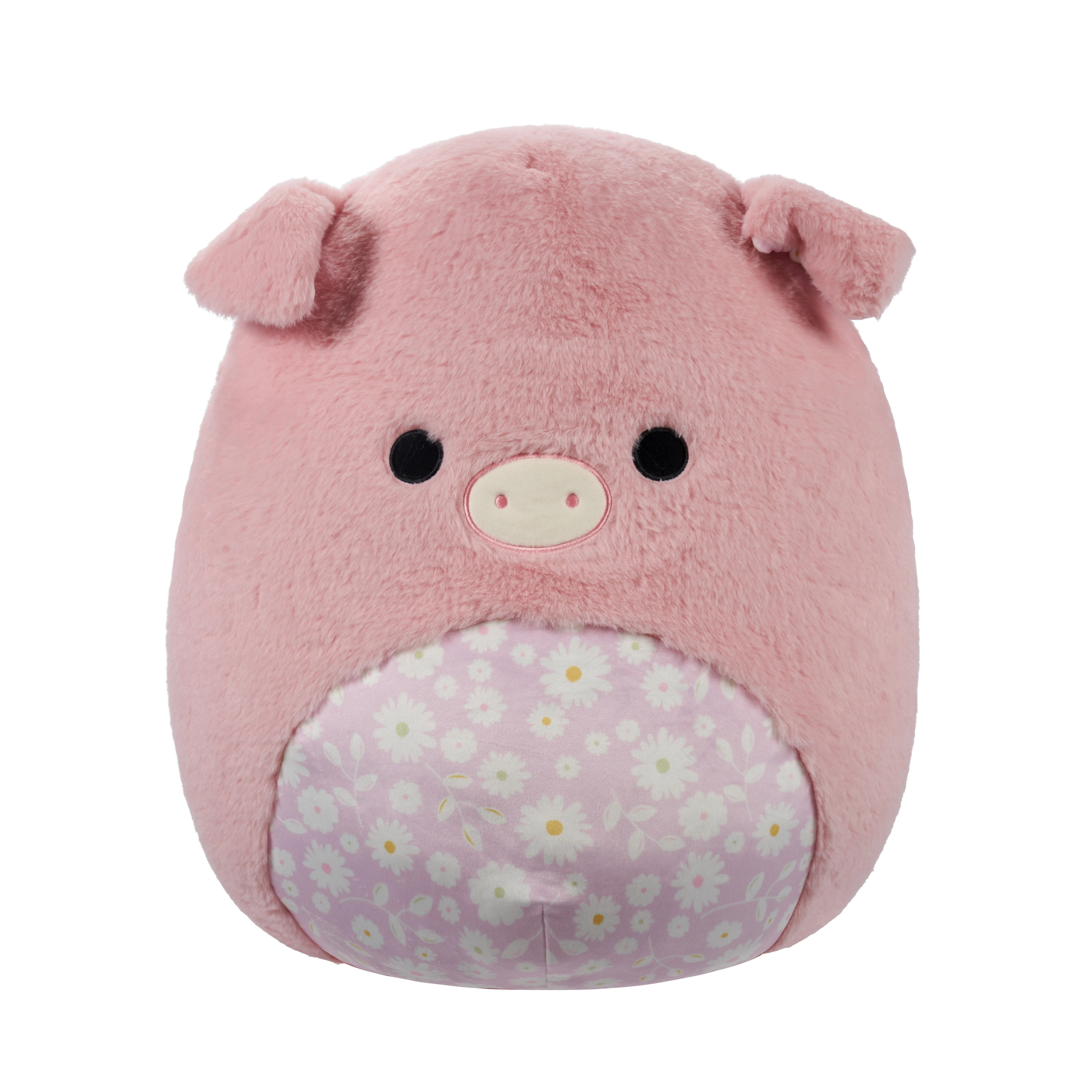 Squishmallows FuzzAMallow 12” Peter the Pink Pig with Floral Belly - Easter Plush Toy | Walmart (US)