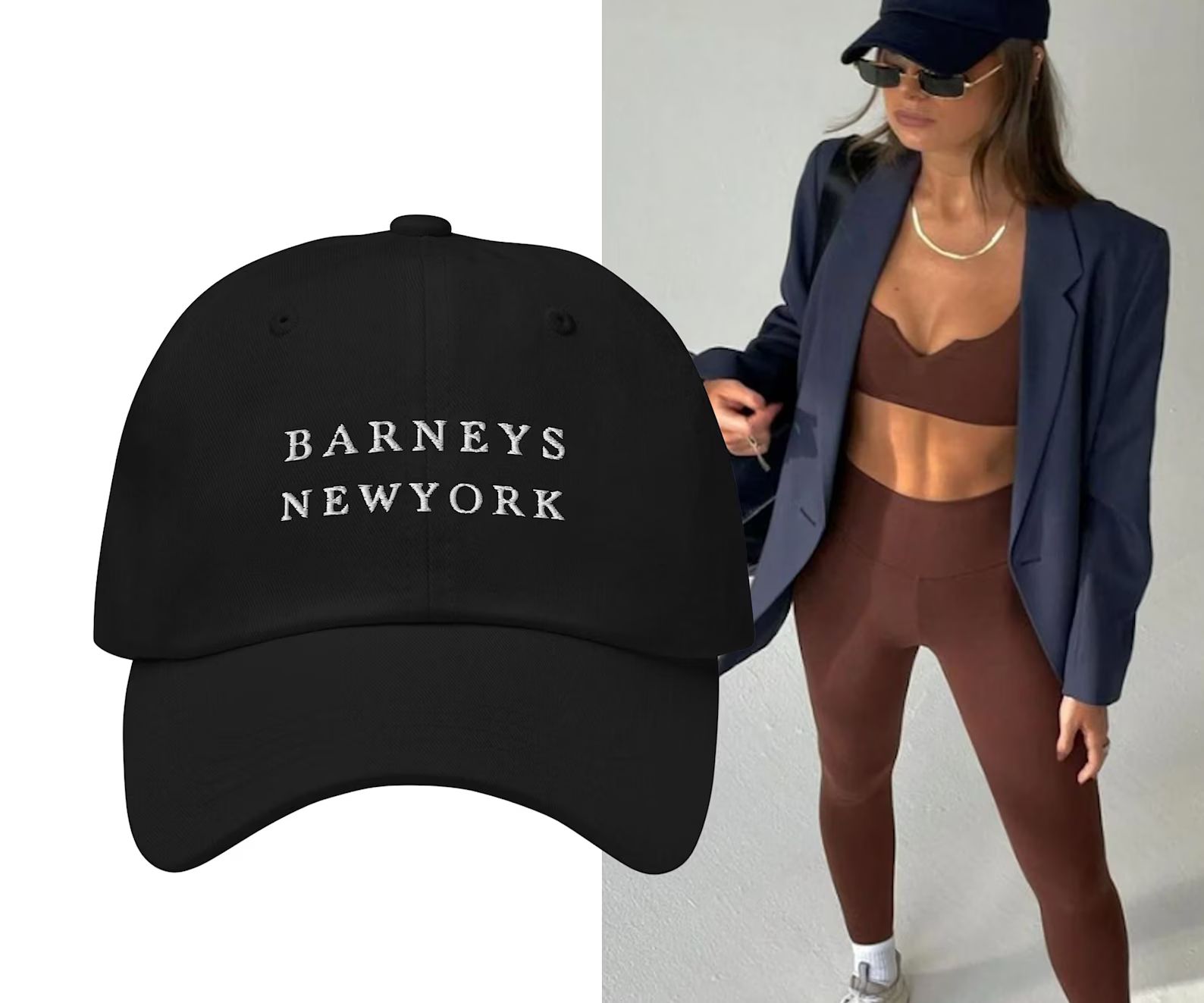 Barneys New York Embroidered Classy Baseball Cap | Minimalistic Vintage Tennis Club Athleisure Ae... | Etsy (US)