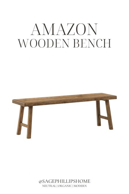 Light wood bench from Amazon! Perfect addition to the end of any bed, behind the couch or against a wall 😍

#LTKSeasonal #LTKhome #LTKsalealert