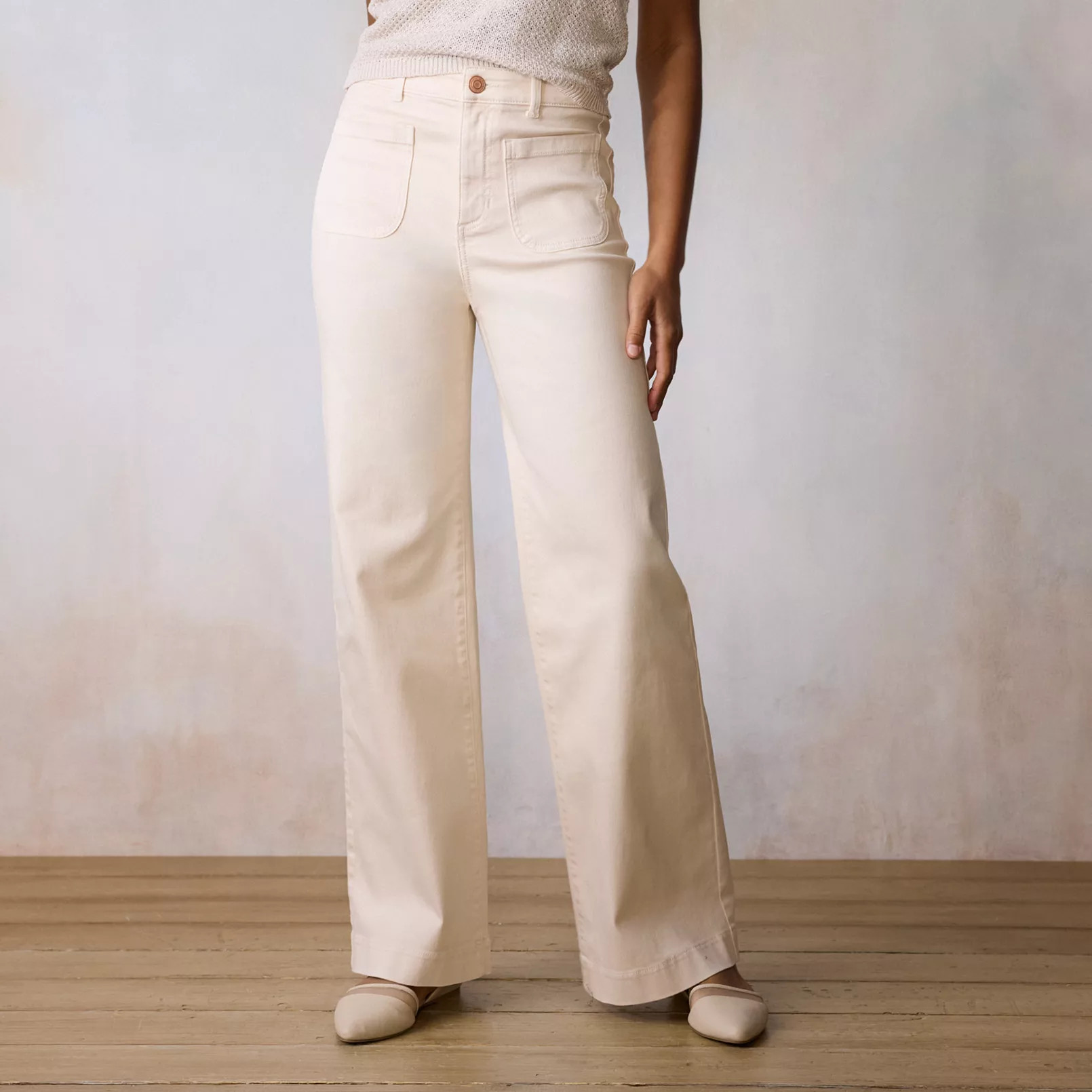 Women's LC Lauren Conrad Super High Rise Wide Leg Jeans | Kohl's