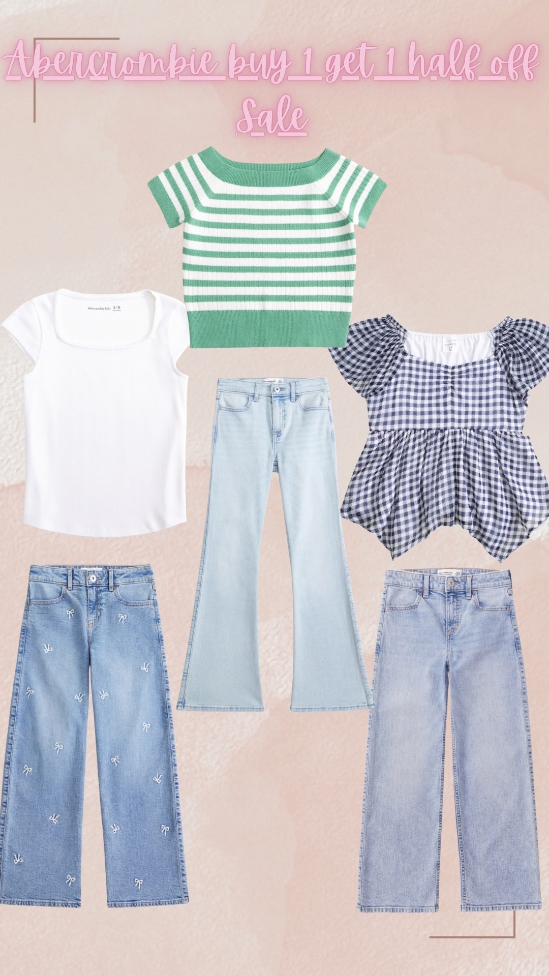 Back to School shopping with the Abercrombie Buy 1 get 1 half off sale! 

#LTKSaleAlert #LTKStyleTip #LTKSeasonal