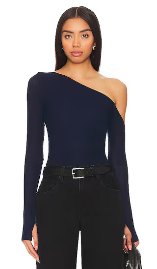 Magdaleno Asymmetrical Tee in Astral Navy | Revolve Clothing (Global)