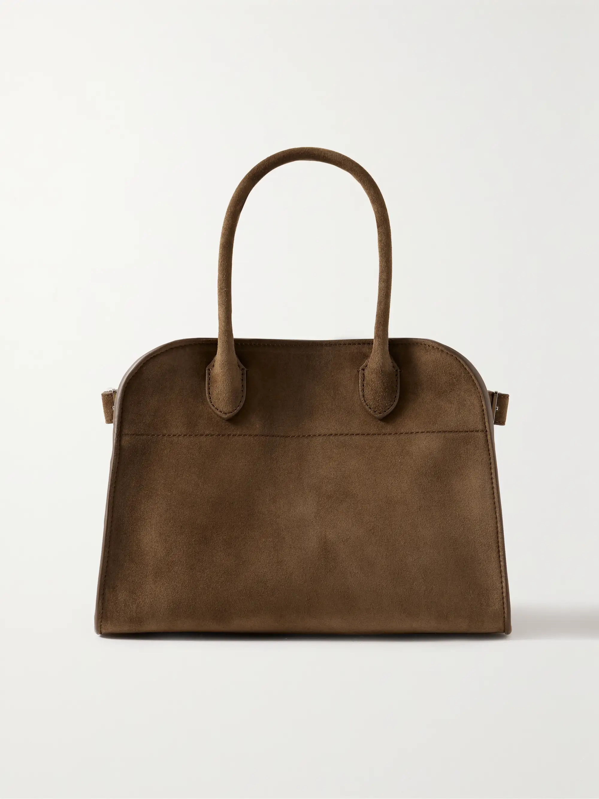 Margaux 10 buckled suede tote | NET-A-PORTER APAC