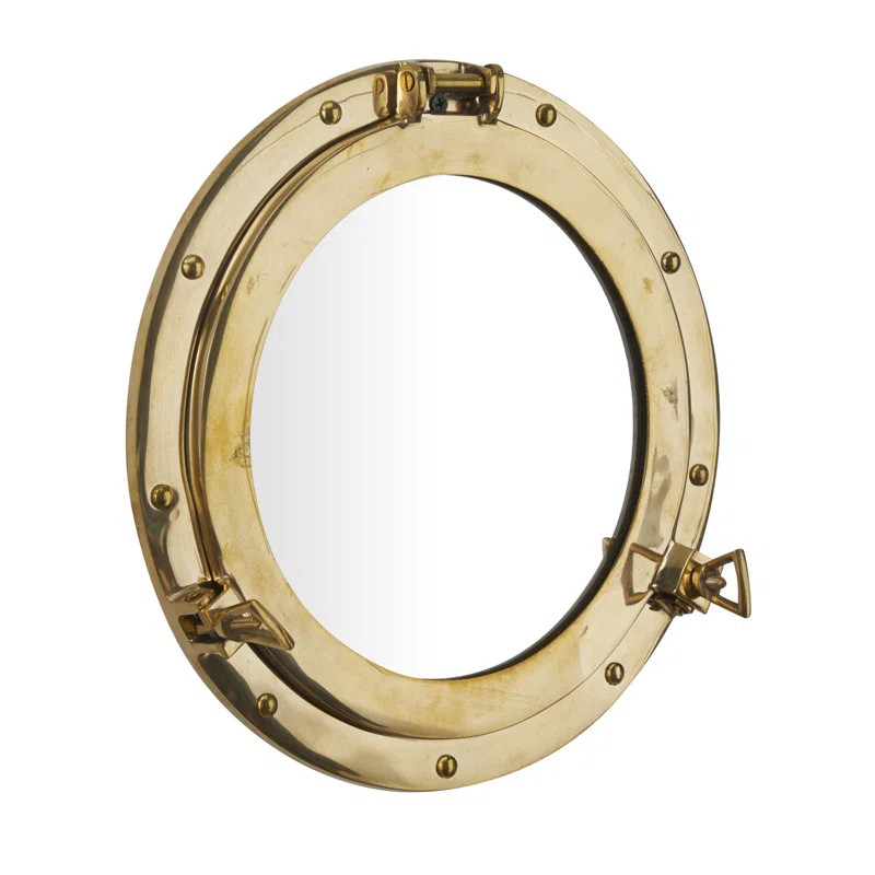 Metal Round Wall Mirror | Wayfair North America
