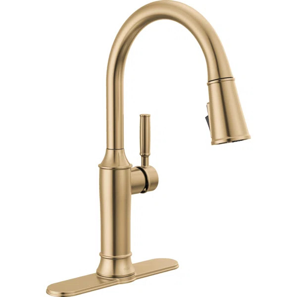 Renaldi Pull Down ProClean Sprayer Kitchen Sink Faucet, Single Handle Kitchen Faucet | Wayfair North America