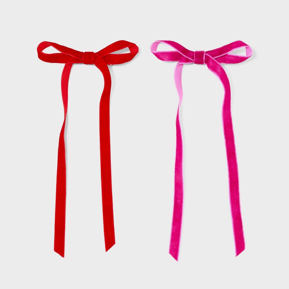 Ribbon Bow Hair Clips 2pc - A New Day™ | Target