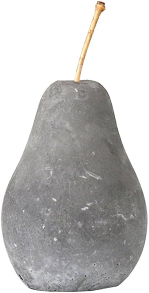 Fivtyily Stylish Cement Pear Apple Decoration Table Decor Paperweight (Pear) | Amazon (US)