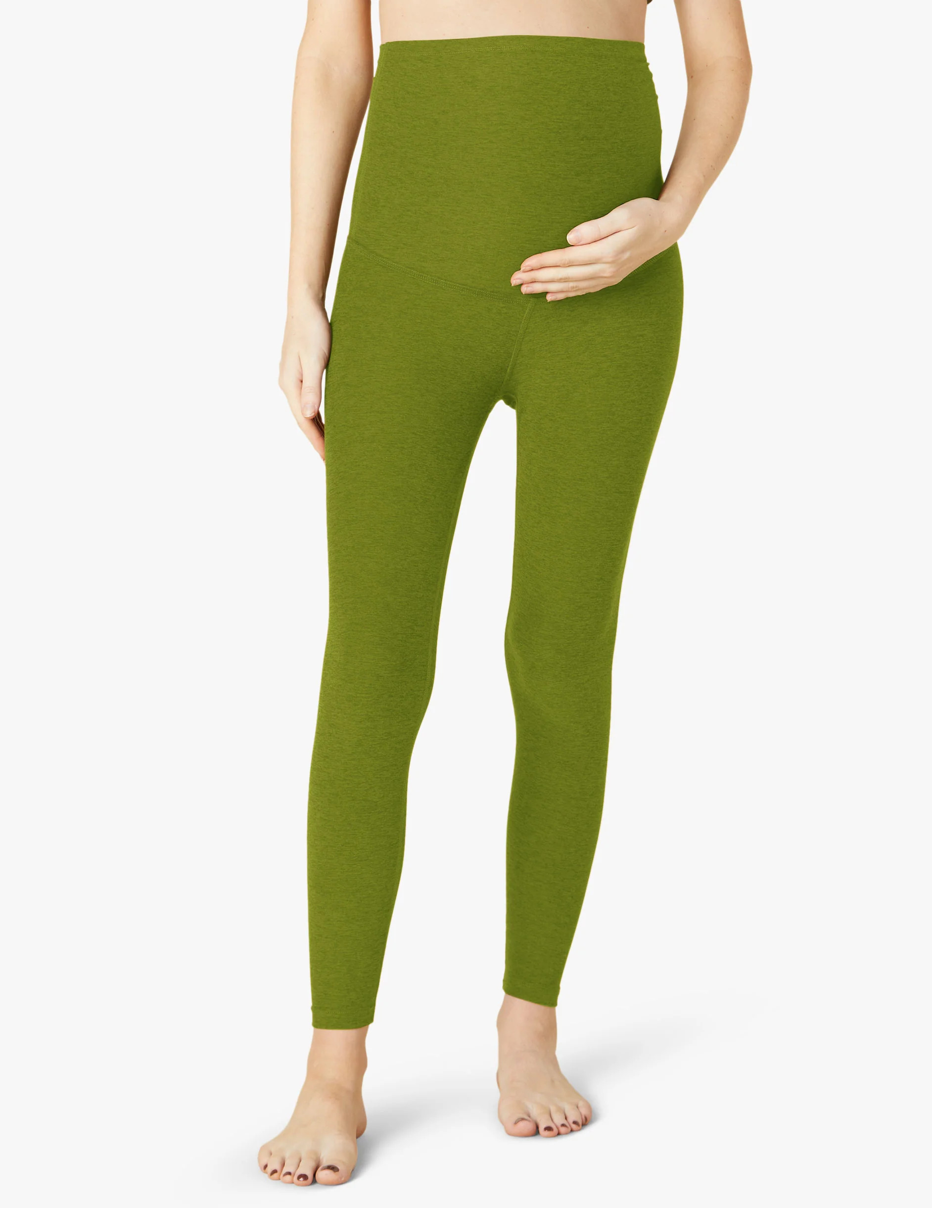 Spacedye Love the Bump Midi Maternity Legging | Beyond Yoga | Beyond Yoga