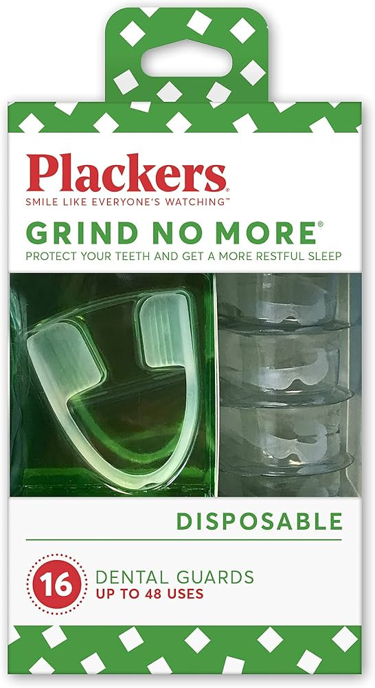 Plackers Grind No More Night Guard, Nighttime Protection for Teeth, BPA Free, Sleep Well, Ready t... | Amazon (US)