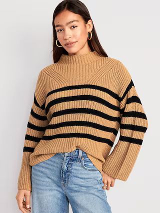 Mock-Neck Tunic Sweater for Women | Old Navy (US)
