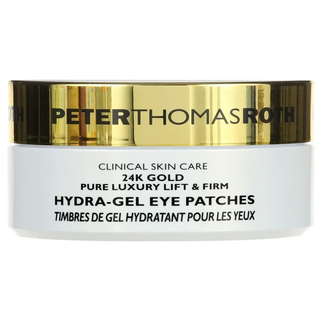 Peter Thomas Roth 24K Gold Pure Luxury Lift & Firm Hydra Gel Eye Patches 60 count | Walmart (US)