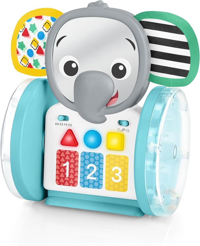 Baby Einstein Chase & Tap Earl Crawling Baby Toy, with Mirror and Music, Ages 6 Months and Up | Amazon (US)