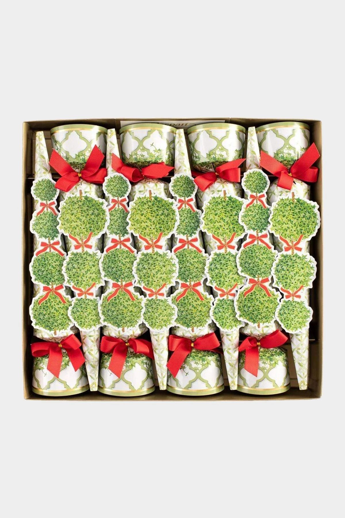 Topiaries Cone-Shaped Celebration Christmas Crackers | Shop Olivia