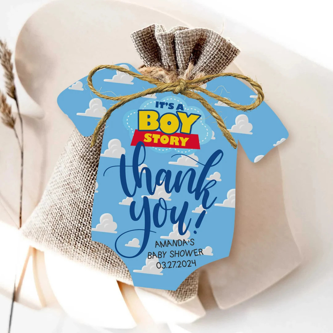 It's a Boy Story Thank You Tags, Toy Story Thank You Tags, Toy Story Giveaway Labels, Toy Story, ... | Etsy (US)