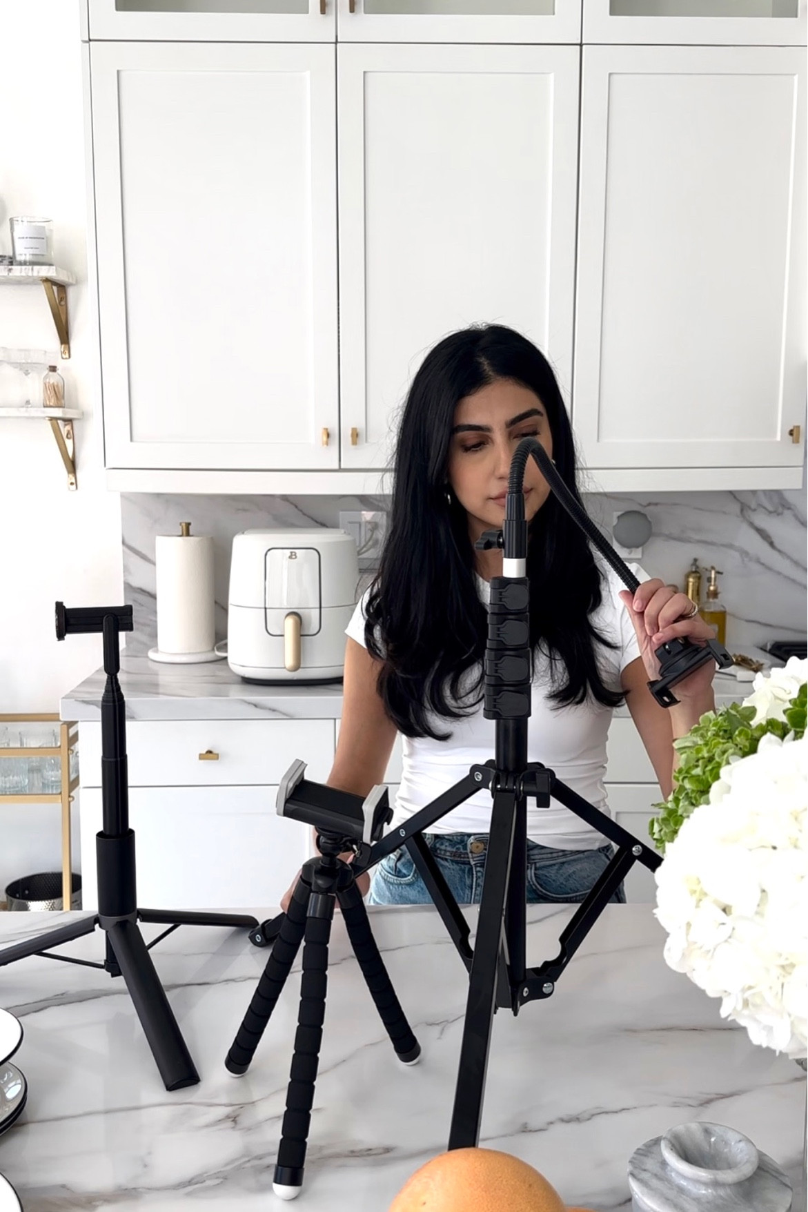 My top 3 tripods used for recording with my iPhone. I use all 3 for each recording for different angles/shots. 

Content creator, reels, instagram, tools, recording, equipment, camera, iPhone, tripod, videos

#LTKhome #LTKfindsunder50