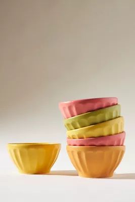 Matte Latte Bowls, Set of 6 | Anthropologie (US)