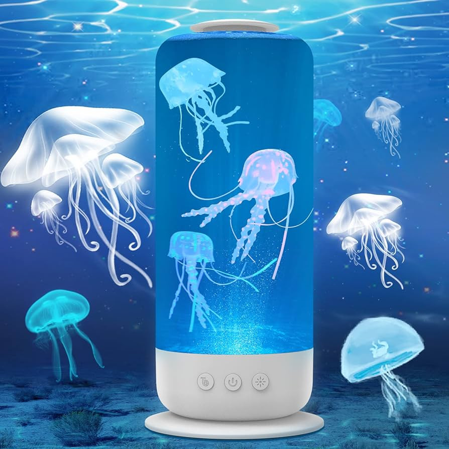 Jellyfish Lava Lamp, LED Jellyfish Aquarium Lamp, 7 Color Changing Setting Night Light, Jellyfish... | Amazon (US)