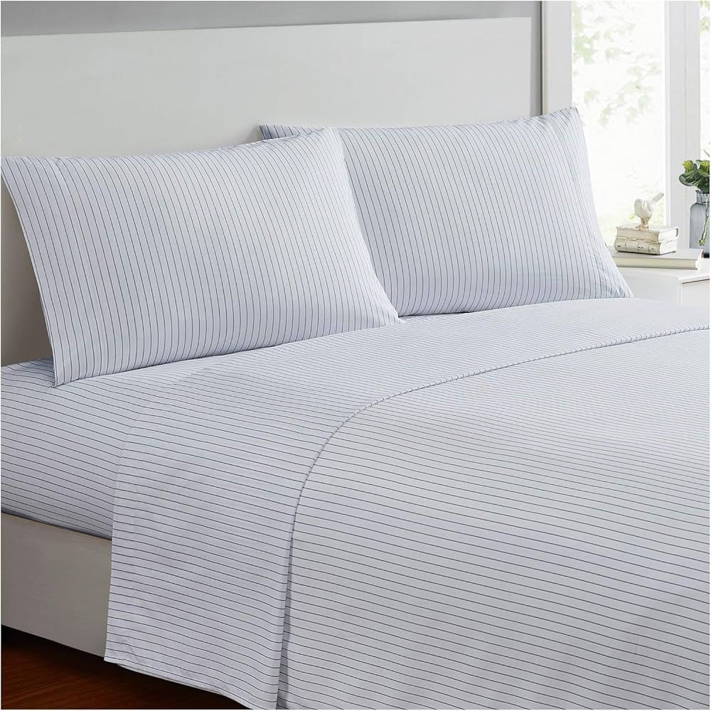 Mellanni Queen Sheet Set - 4 PC Iconic Collection Bedding Sheets & Pillowcases - Extra Soft, Cool... | Amazon (US)