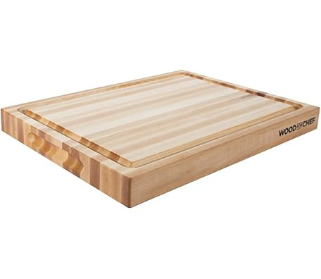 John Boos Reversible Cutting Board w Juice Groove, Chop-N-Slice, 20" x 15" x 1-1/2", Maple | Amazon (US)