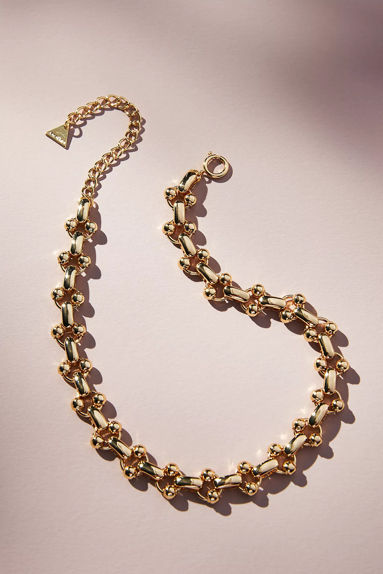 Geo Ball Chain Necklace | Anthropologie (US)