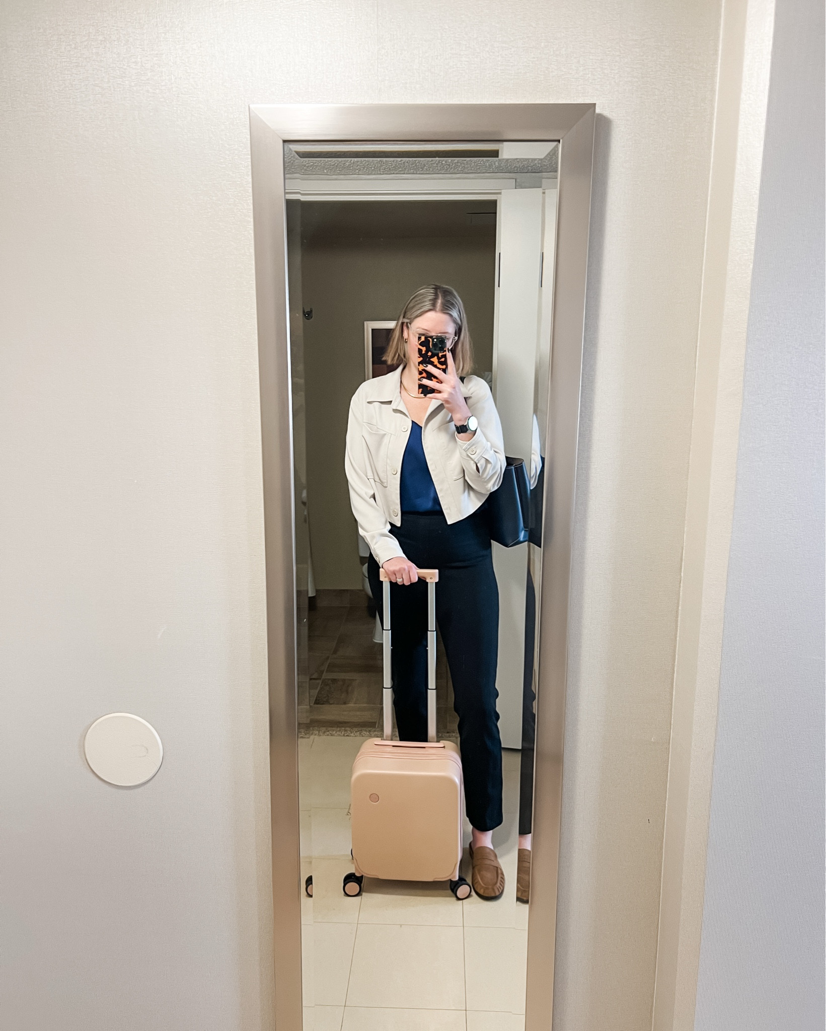 Found the perfect mini carry-on for short trips. Took it recently on a Tuesday-Thursday work trip. Funny part is that this is actually my daughters suitcase and it occurred to me it would be perfect for short trips and crowded luggage compartments 🙃

Business casual workwear, work outfits

#LTKWorkwear #LTKTravel #LTKTall