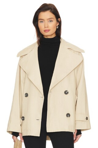 Highlands Peacoat In Tea Combo | Revolve Clothing (Global)