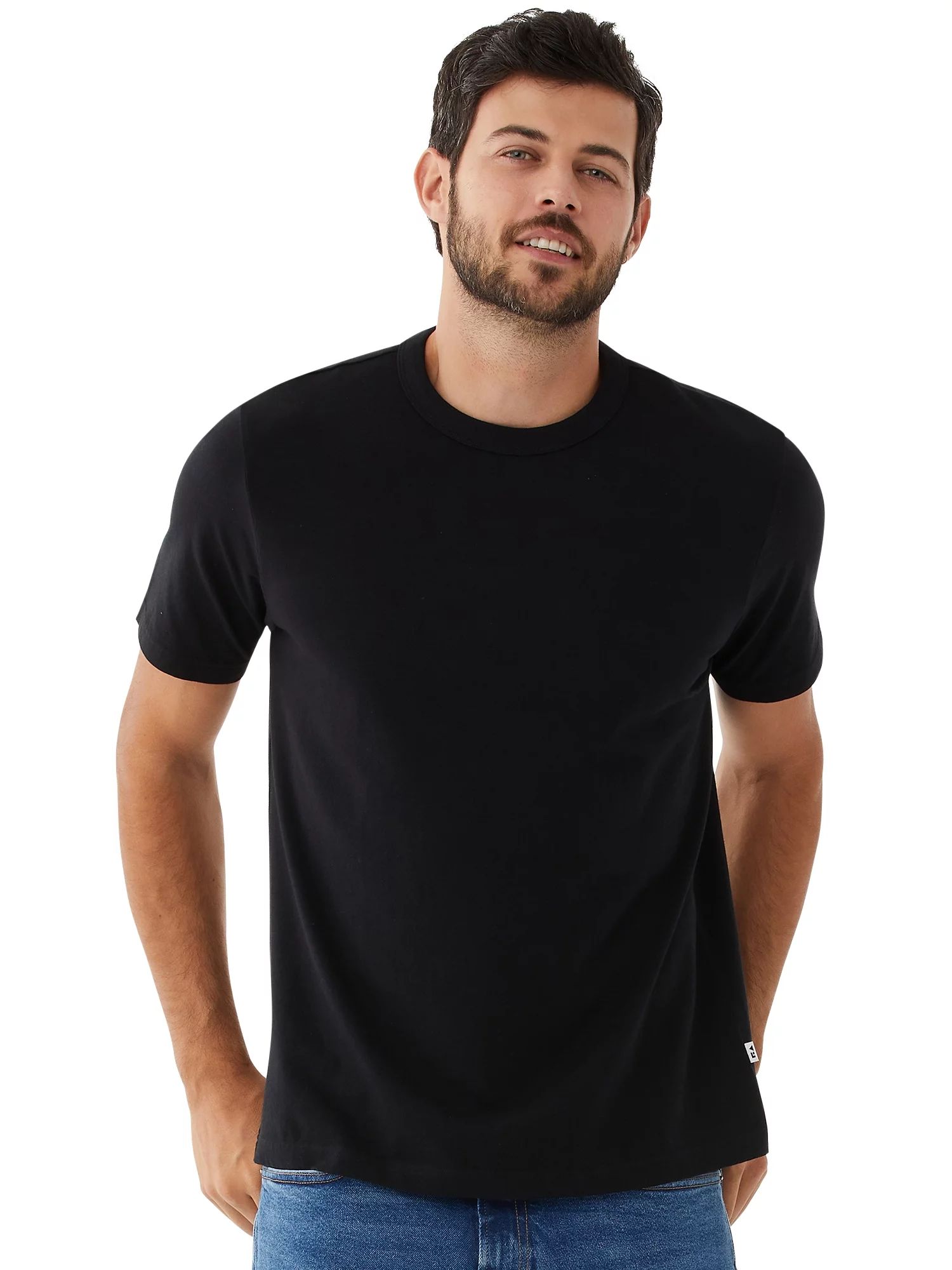 Free Assembly Men's Short Sleeve Pullover Relaxed Fit T-Shirt | Walmart (US)