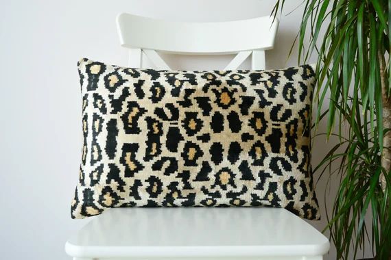 Leopard Pillow Leopard Pillow Case Velvet Leopard Pillow | Etsy | Etsy (US)