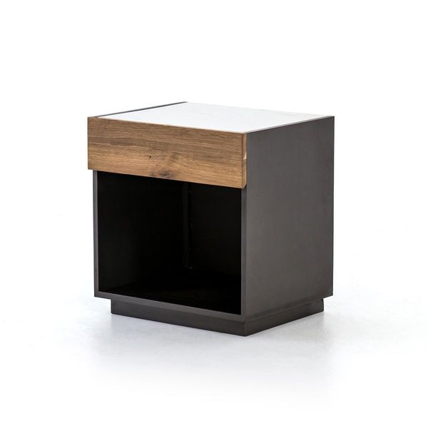 Holland Nightstand Grey Lacquer | Scout & Nimble
