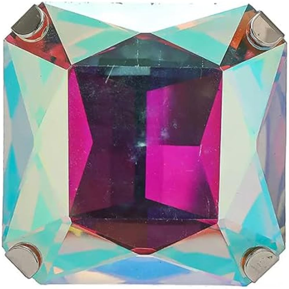 Exaggerated Large Square Rhinestone Statement Ring for Women Luxury Vintage Thick Chunky Geometri... | Amazon (US)