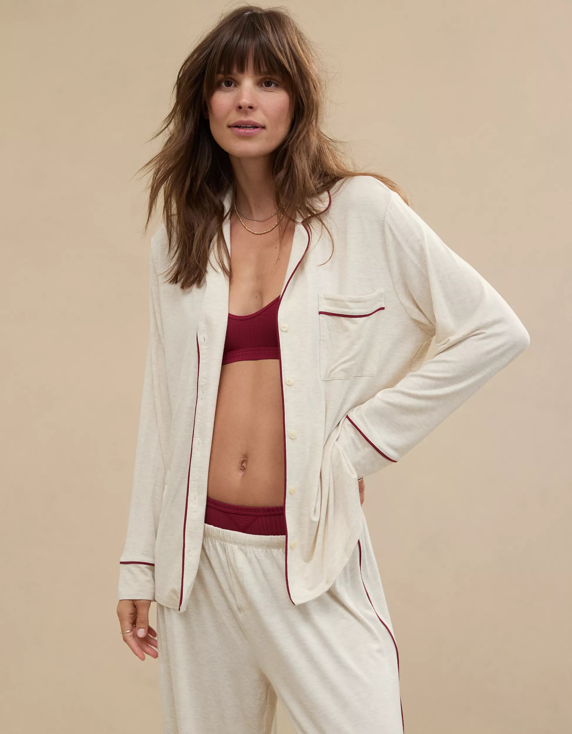 Aerie Real Soft® Pajama Shirt | Aerie