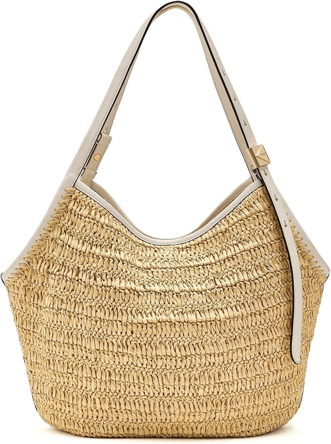 kate spade new york Deco Fine Grain Leather Tulip Tote | Amazon (US)