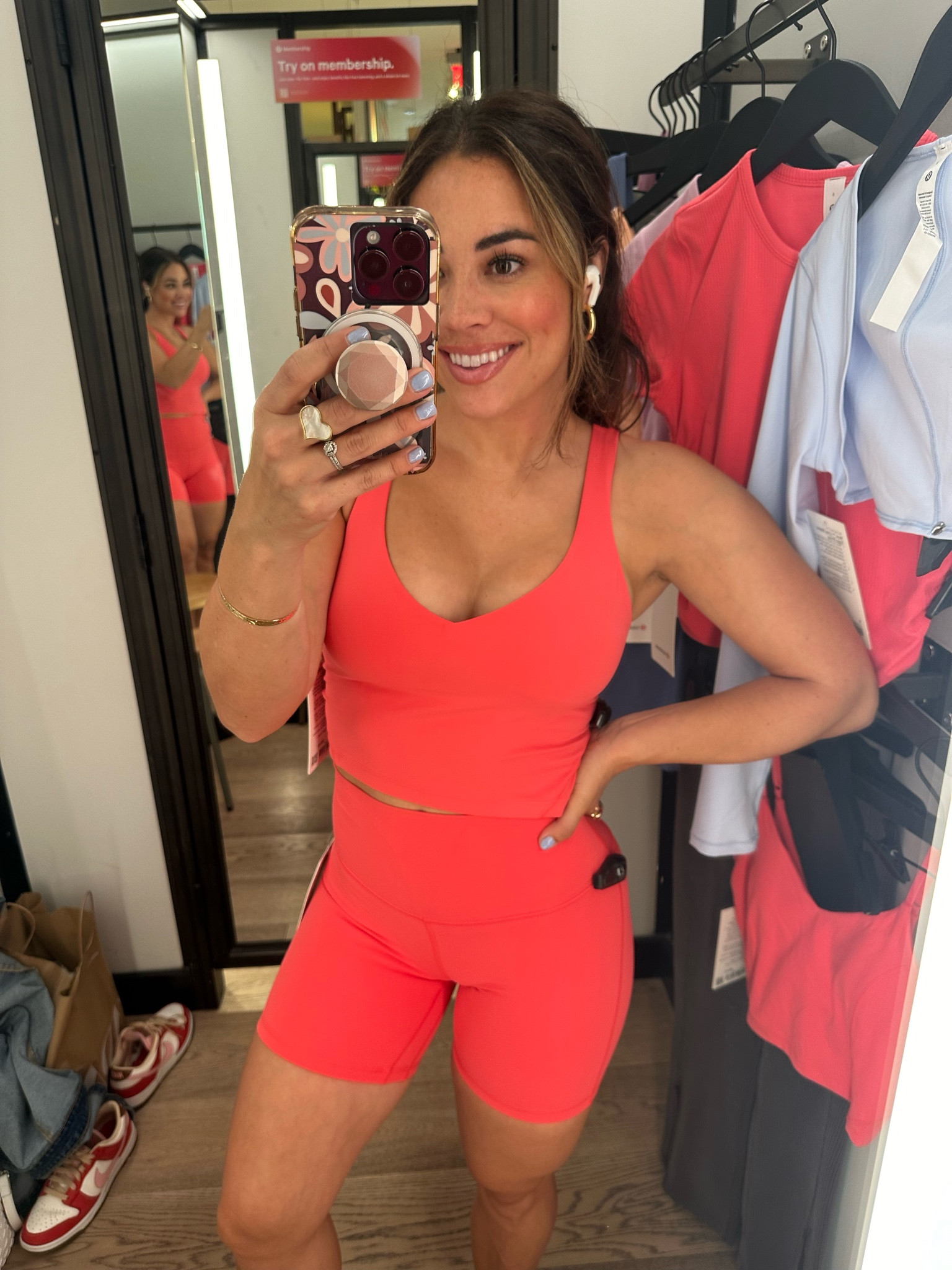 Love these bright colors from #lululemon // align tank // 6” align shorts 

#LTKActive