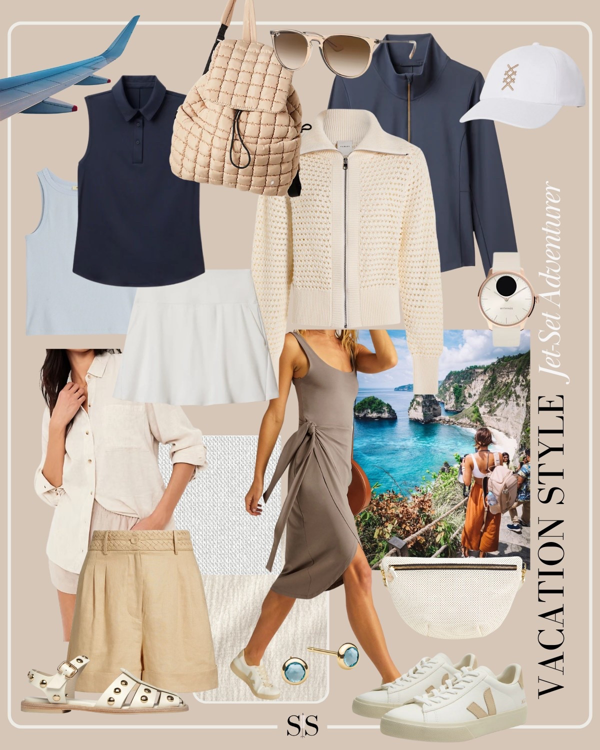 Vacation Style | Jet-Set Adventurer: 

Embrace the adventure with versatile and functional outfits designed for exploring, sightseeing, and making the most of every moment! Effortless yet ready for anything, this style keeps you active and chic. 

#JetSetAdventurer #TravelInStyle #AdventureReady #VacationStyle

#LTKStyleTip #LTKTravel