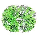 Hooshing 2 Pack Cheerleading Pom Poms with Baton Handle for Team Spirit Sports Dance Cheering Kid... | Amazon (US)