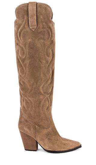 Amigos Lo Boot in Taupe Suede | Revolve Clothing (Global)