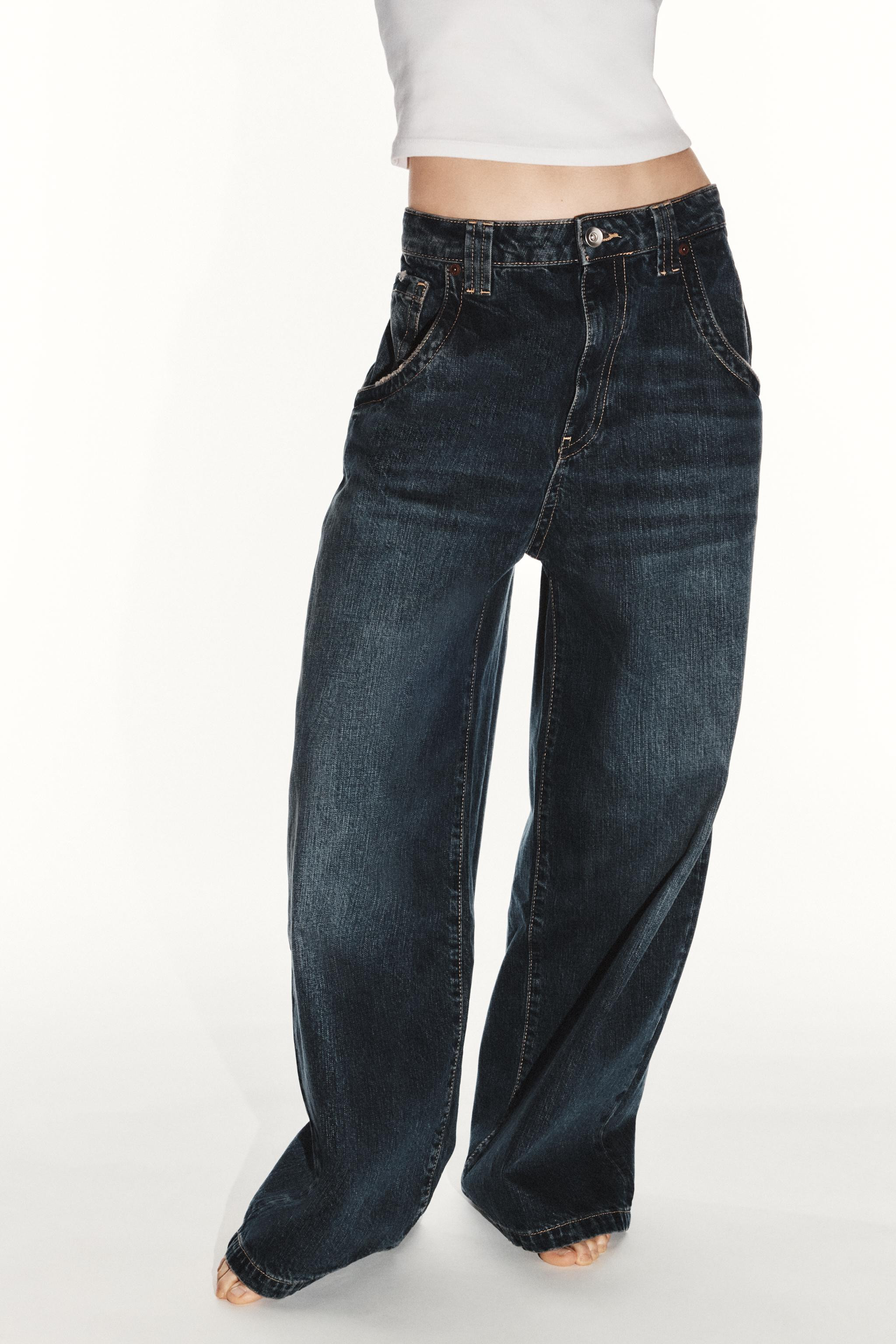 TRF MID-WAIST BAGGY JEANS | Zara UK