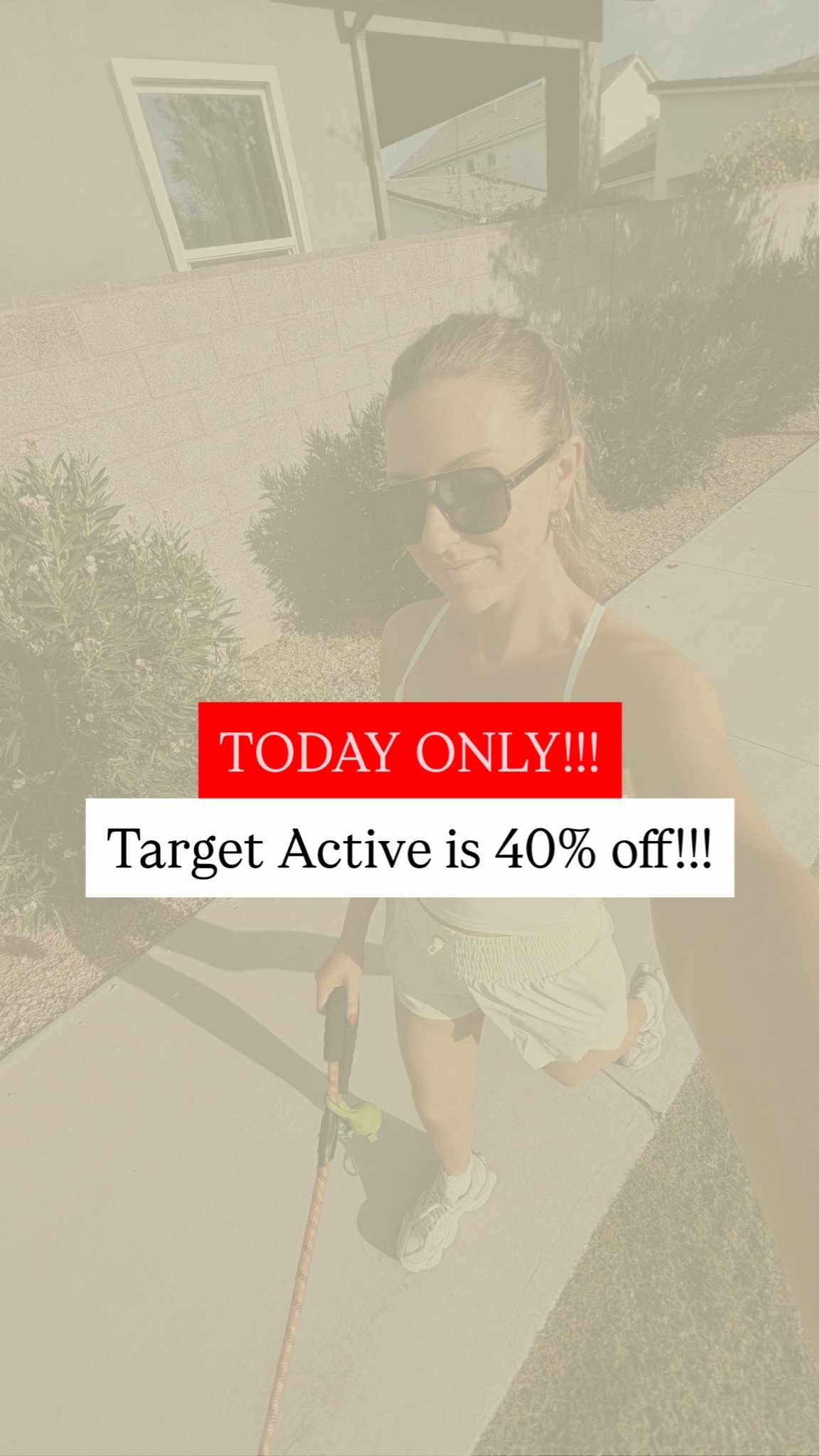 Target active is 40% off today only!