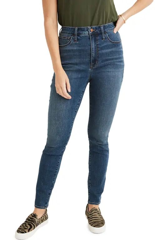 Madewell Curvy Roadtripper High Waist Supersoft Jeans in Playford Wash at Nordstrom, Size 24 | Nordstrom