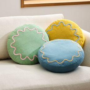 Wiggle Round Pillow | West Elm (US)