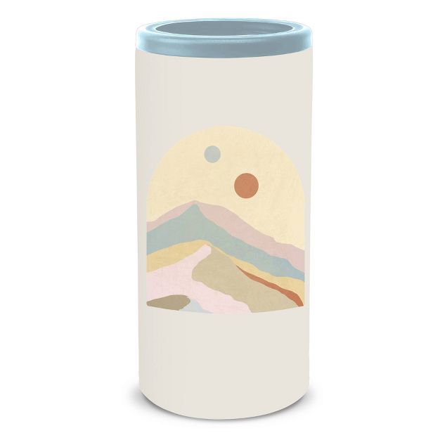 OCS Designs Stainless Steel Slim Can Cooler Mountain Sky | Target