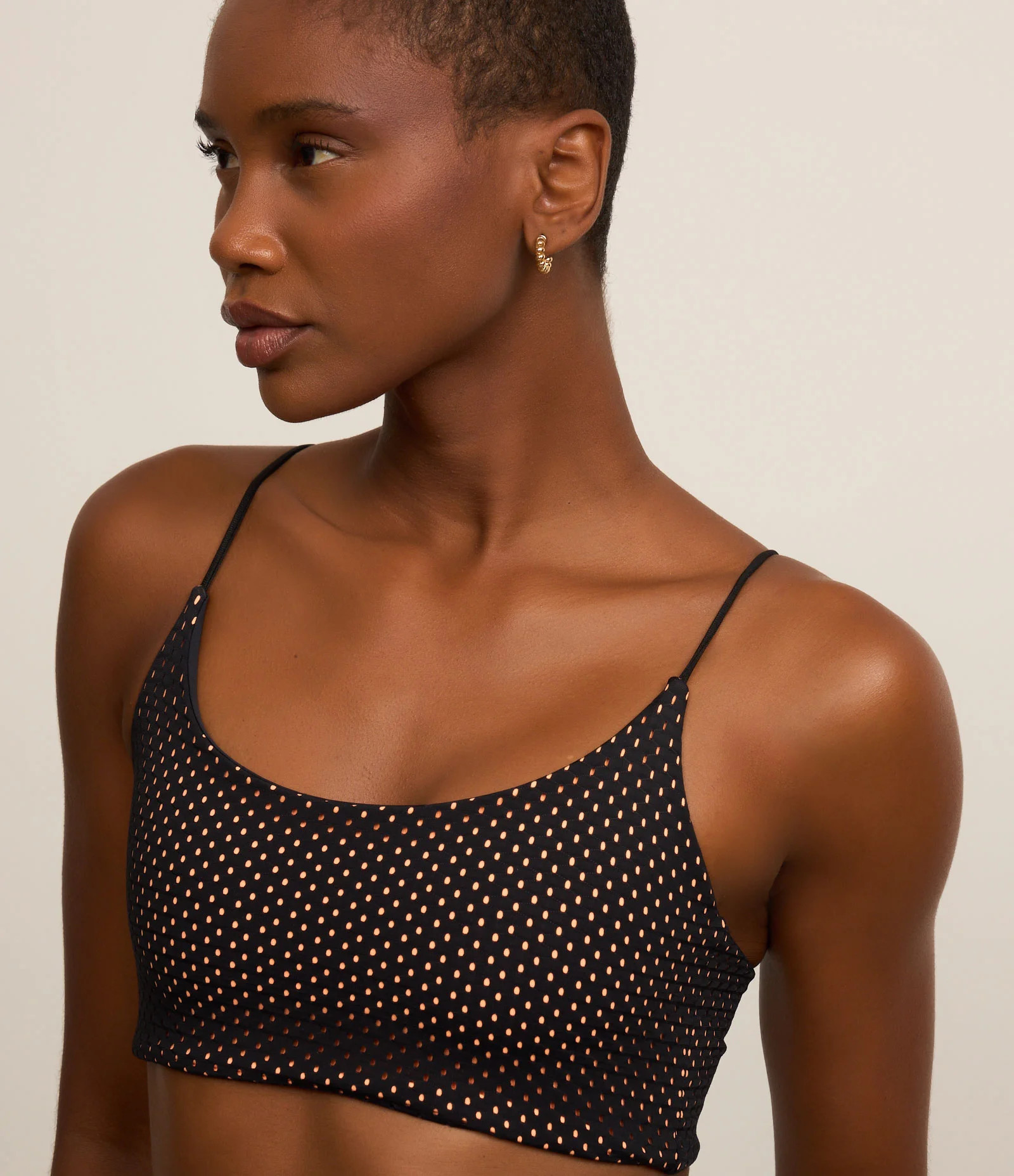 Top Esportivo Sem Bojo em Microfibra com Detalhe de Tela Azul - Lojas Renner | Renner (BR)