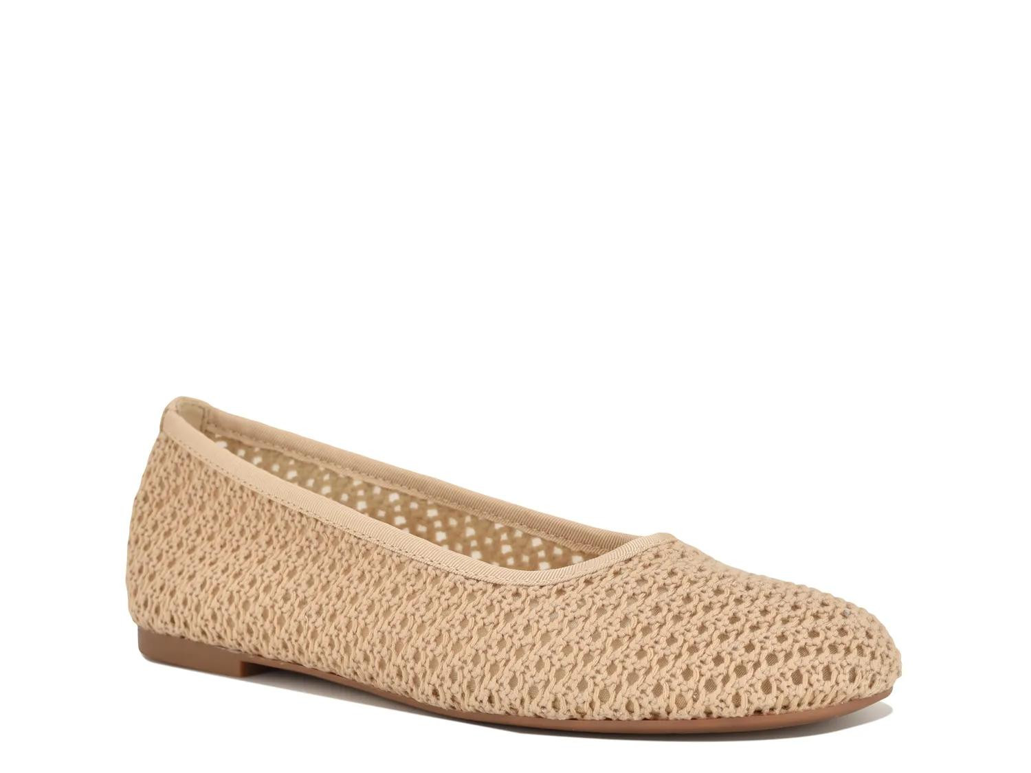 Nine West Burnne Flat | Women's | Ivory | Size 7.5 | Flats | DSW