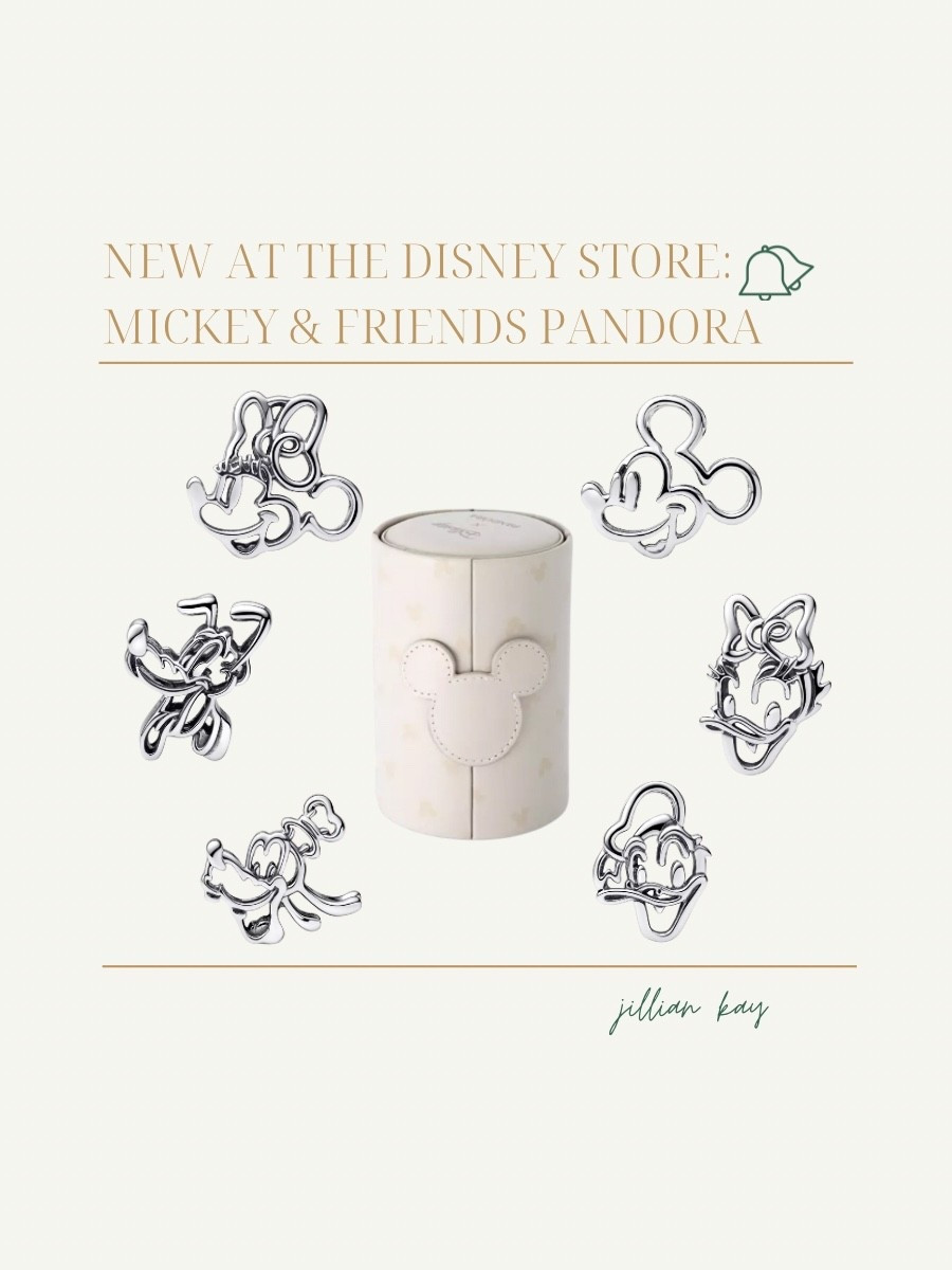 New at the Disney store ✨ Mickey & friends Pandora

Free jewelry case when you purchase all 6 charms! (While supplies last)

Ig: @jkyinthesky 

#disney #disneystyle #pandora 